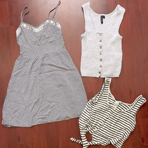 Lot size small juniors forever 21 dress tanks